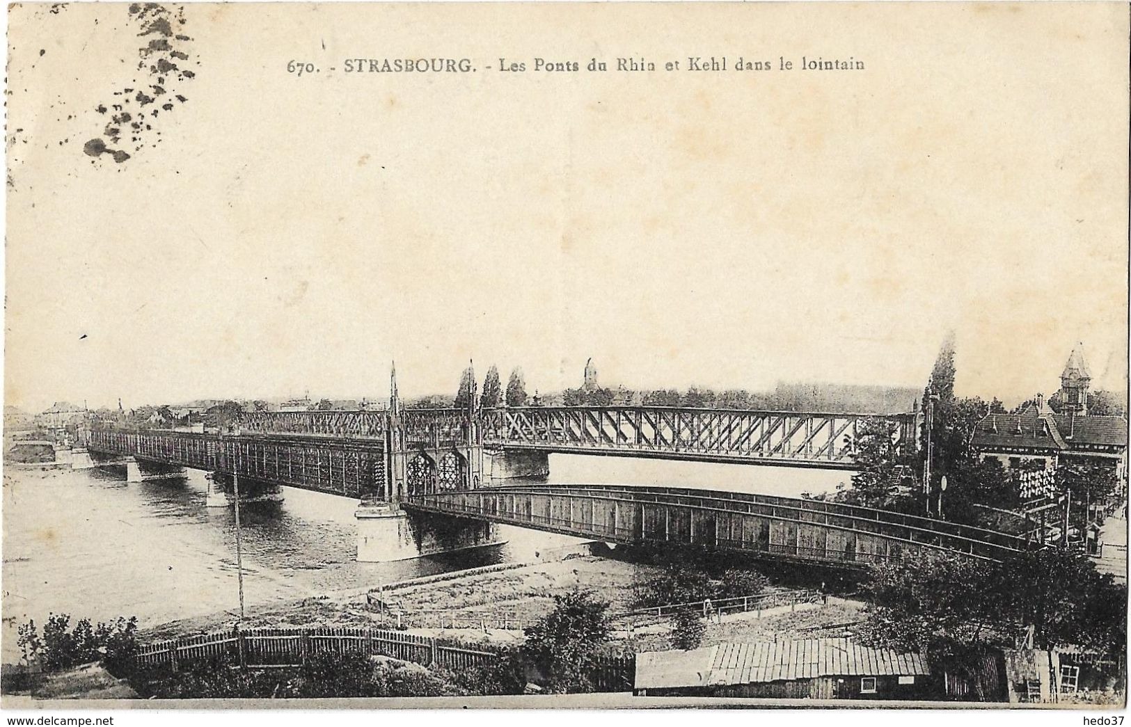 Strasbourg - Les Ponts Du Rhia Et Kehl Dans Le Lointain - Strasbourg
