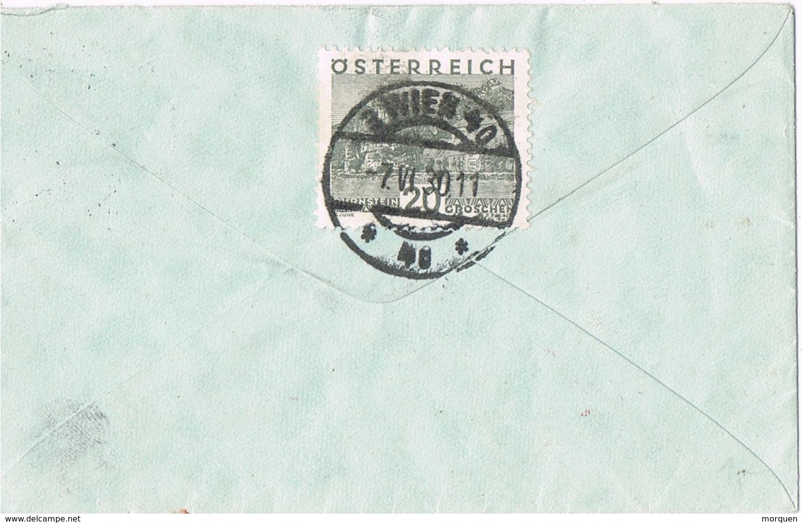 25479. Carta WIEN (Austria) 1930 A Tirol - Briefe U. Dokumente
