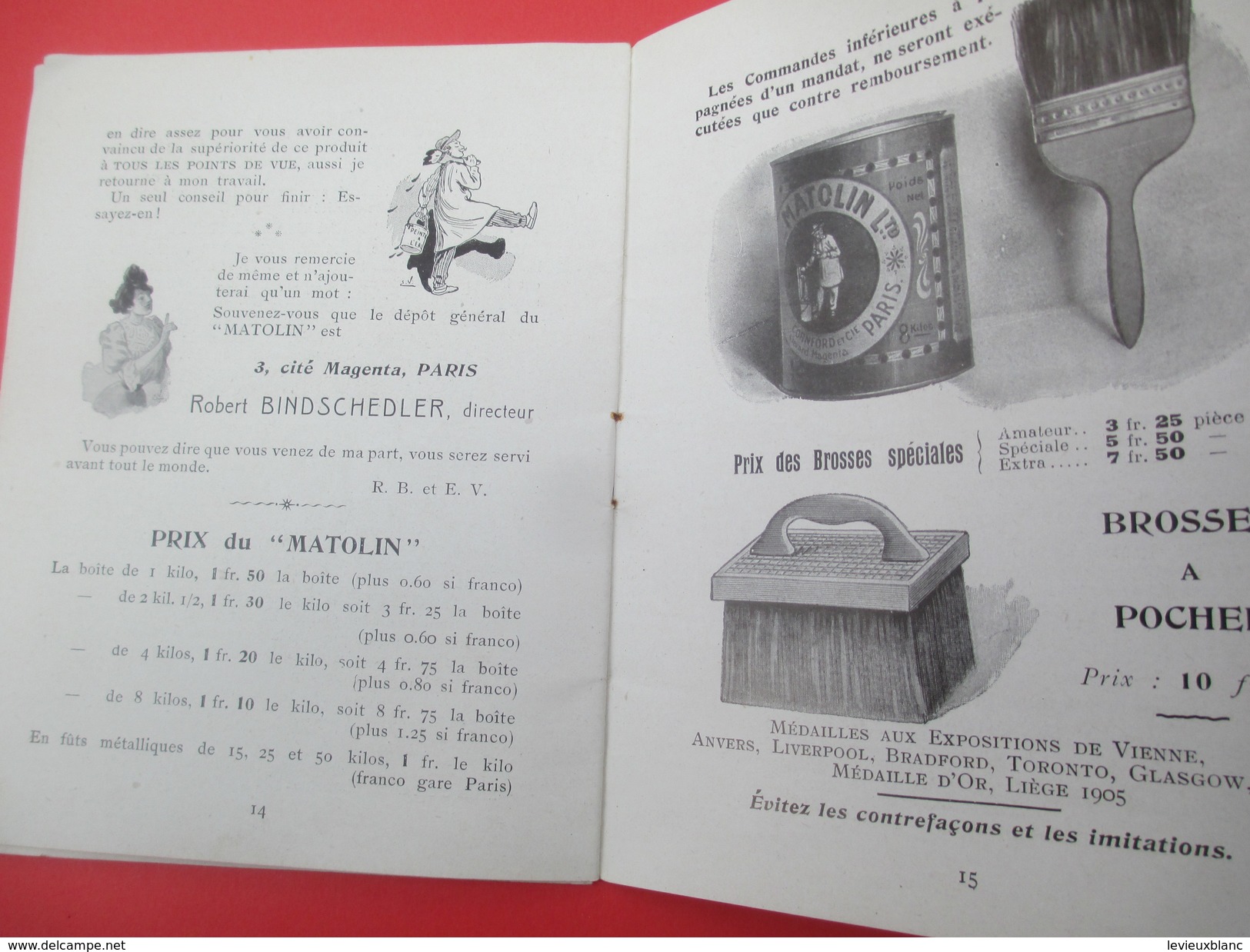 Petit Fascicule publicitaire/ Décoration Maison  / Peinture / Frise/ Compagnie MATOLIN/Paris/Vers 1905 - 1910     CAT204