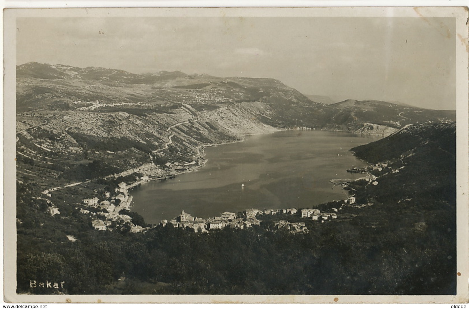 Real Photo Bakar Croatia P. Used 1940 - Croatie