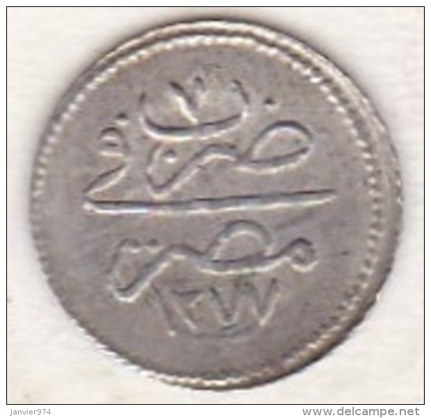 Empire Ottoman. 10 Para AH 1277 Year 7. Abdul Aziz, En Argent. KM# 243 .Sup/XF+++ - Egypt