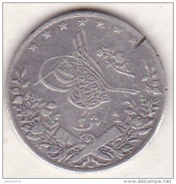 Empire Ottoman. 2 Qirsh AH 1293 Year 10. Abdul Hamid, En Argent. KM# 293 - Aegypten