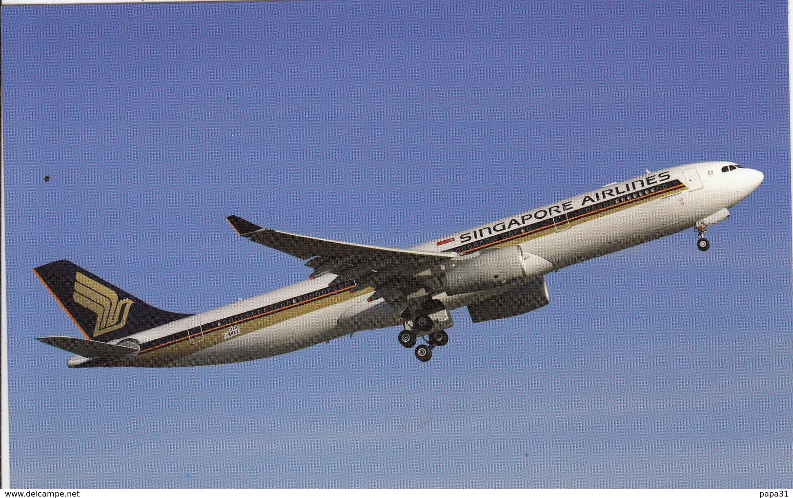 A330-343  F-WWKZ C/n 978   SINGAPORE AIRLINES  Taking Off At  Toulouse  - Photo By Yannick Delamare - 1946-....: Era Moderna