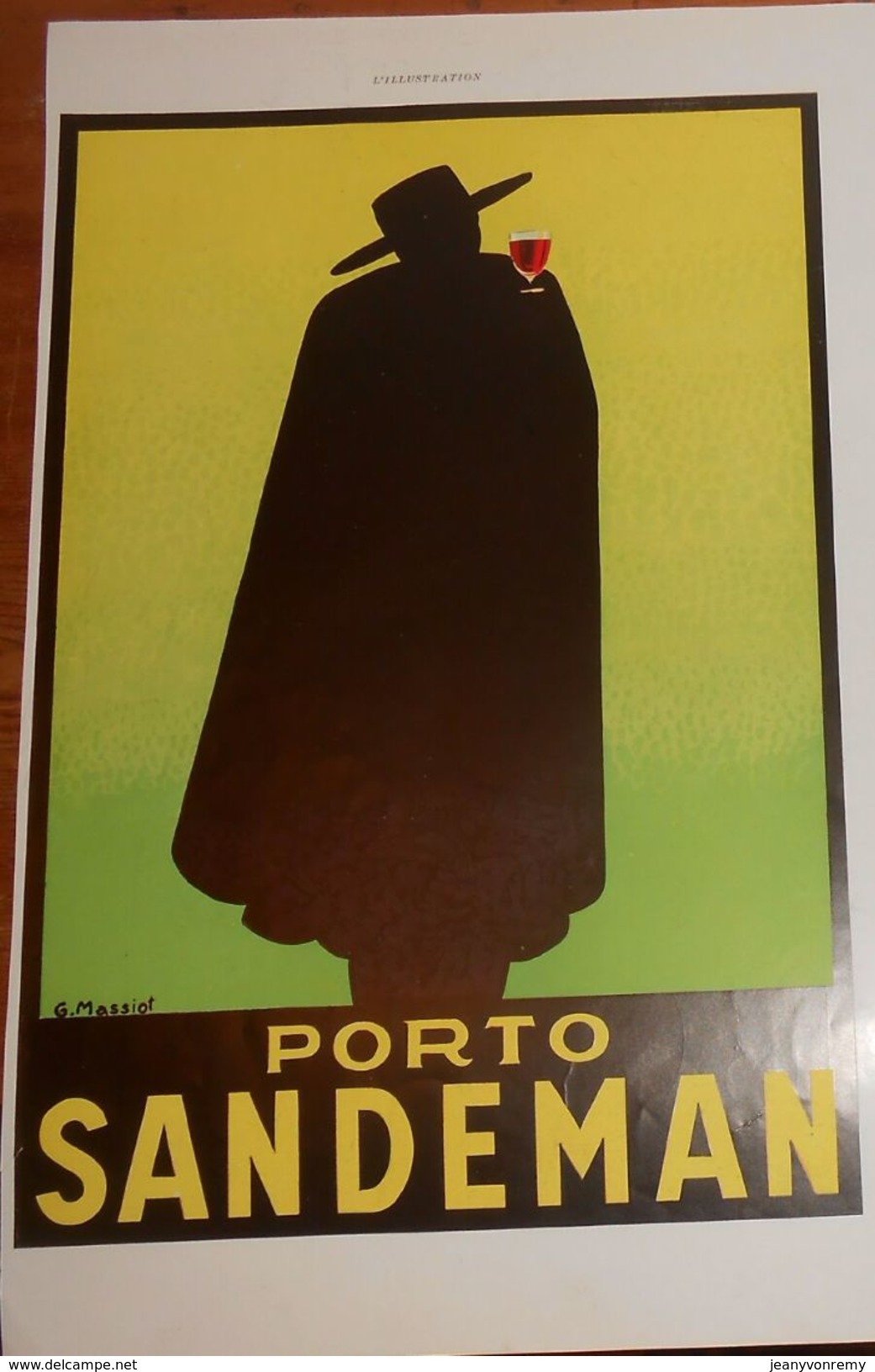 Publicité Porto Sandeman. 1939. - Reclame