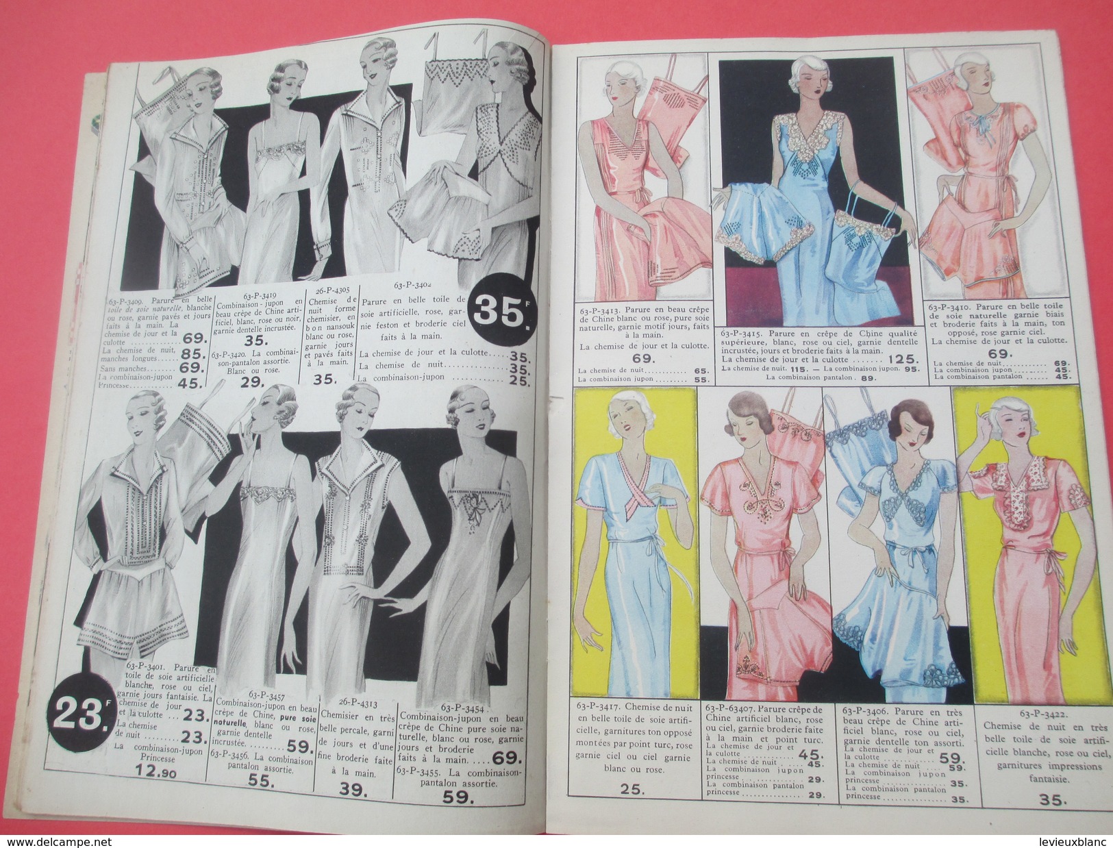 Catalogue Blanc Vers 1935/ Mode/Au Printemps/Le Blanc Du Printemps Est Sans Rival/PARIS/ Desfossés/ Vers 1934    CAT209 - Autres & Non Classés