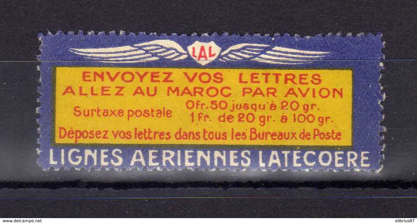 France Vignette Latécoère - Airplanes