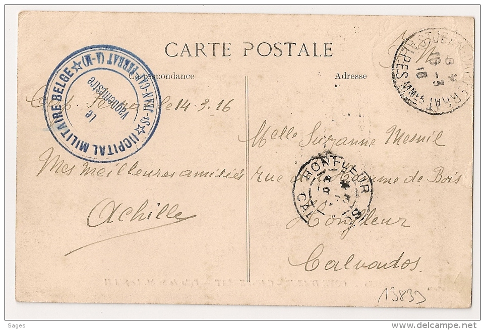 ST JEAN CAP FERRAT, Hopital Militaire BELGE Alpes Maritimes. - 1877-1920: Période Semi Moderne