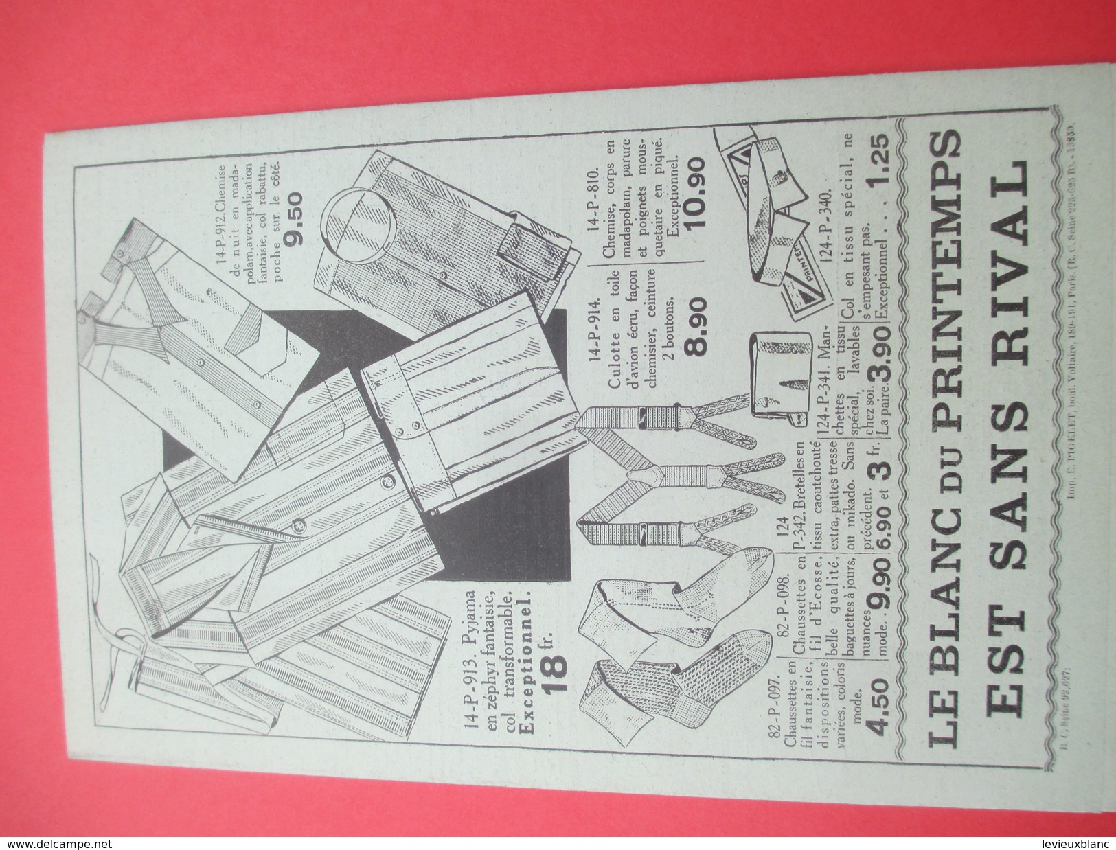 Grand Dépliant à 8 Volets / Mode/ " Quelques Occasions Spéciales"/ Au Printemps/PARIS/ Pigelet/ Vers 1930-35    CAT210 - Other & Unclassified