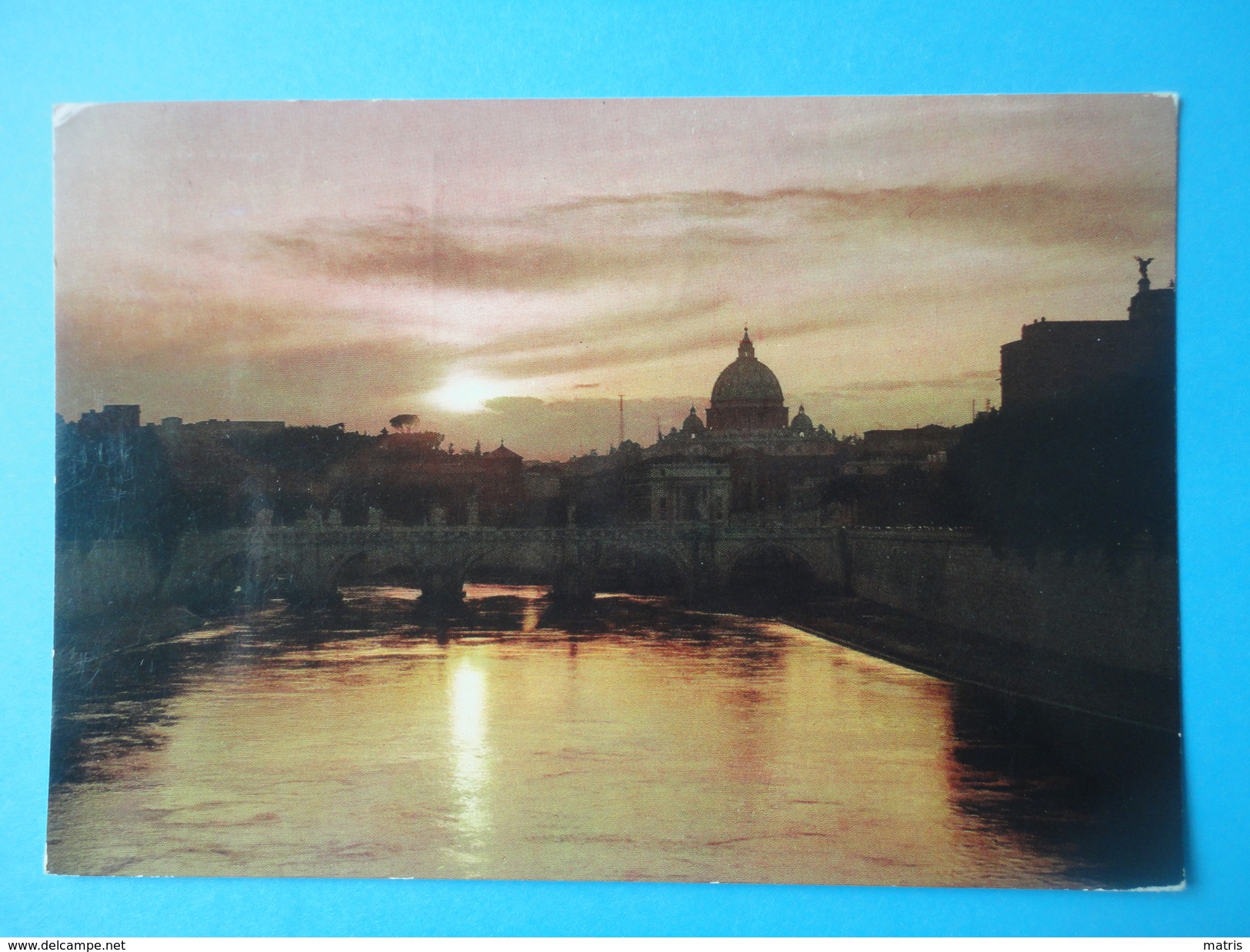 Roma - Controluce - Tramonto Sul Tevere - Controluce