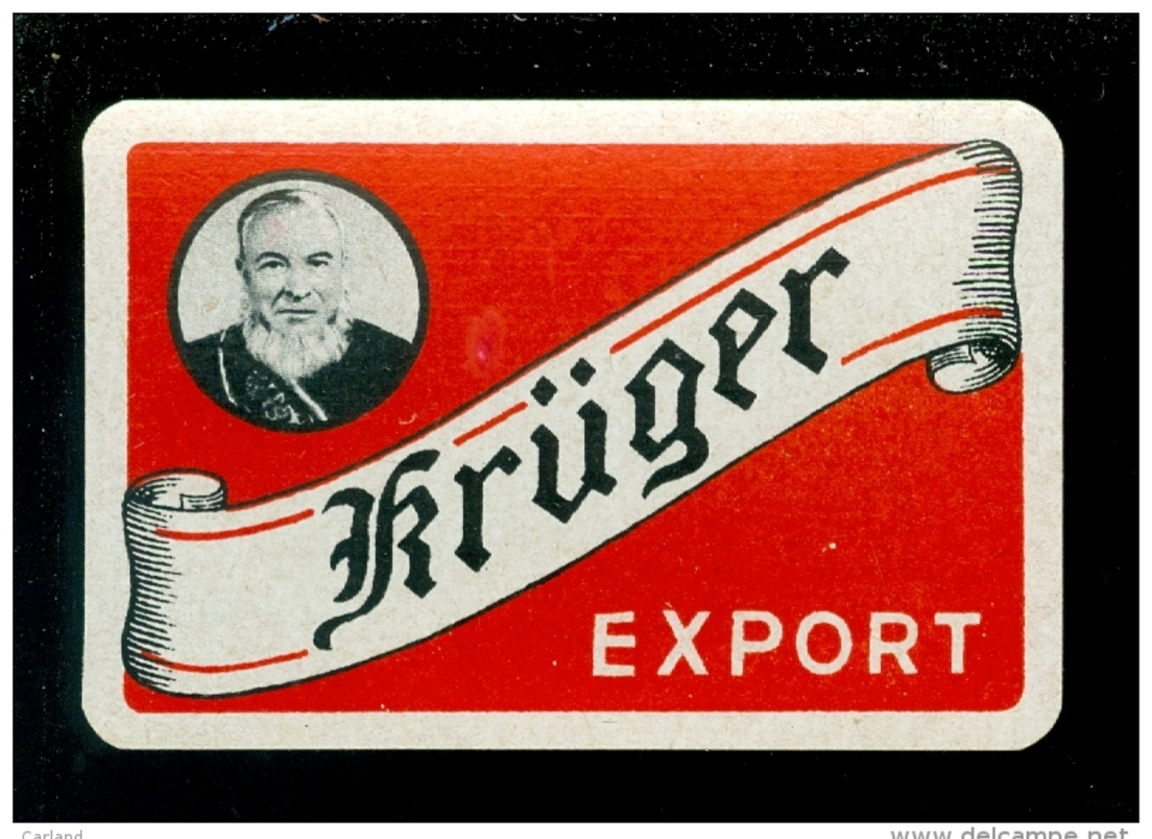 Speelkaart ( 993 ) Dos D´ Une Carte à Jouer - Bier Bière Bieren Bières Brasserie Brouwerij -  Krüger  Eecloo  Eeklo - Barajas De Naipe