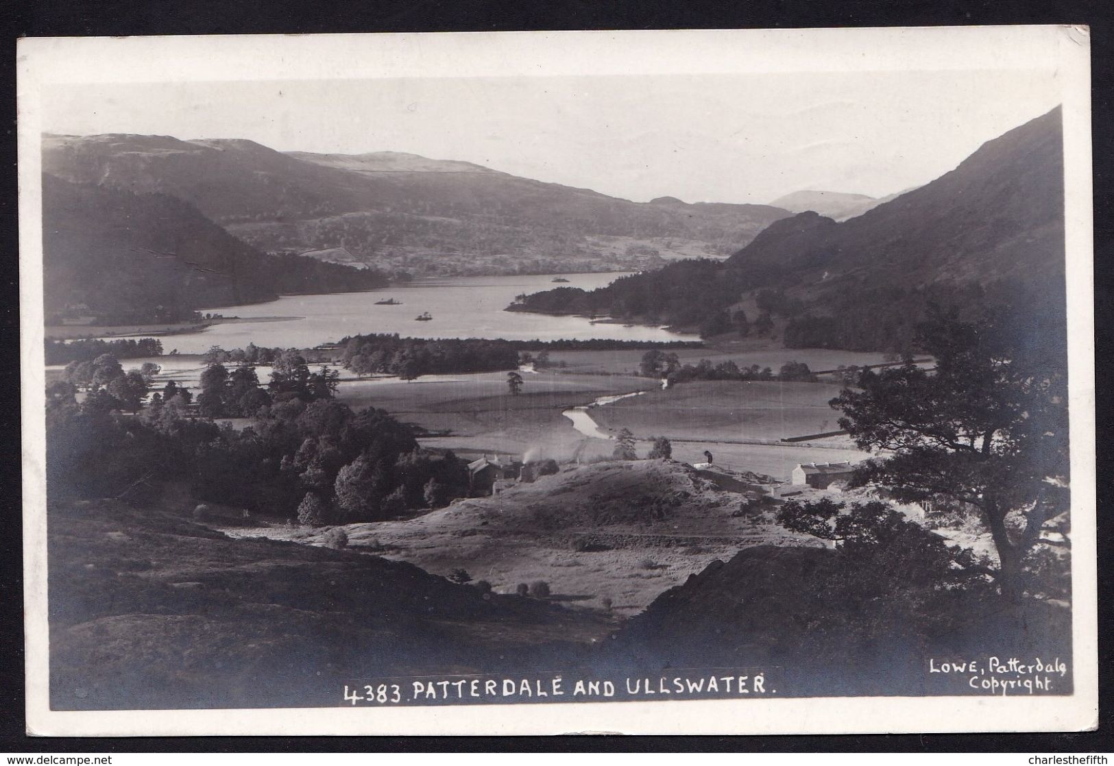 OLD PHOTOCARD ** PATTERDALE AND ULLSWATER ** - Patterdale