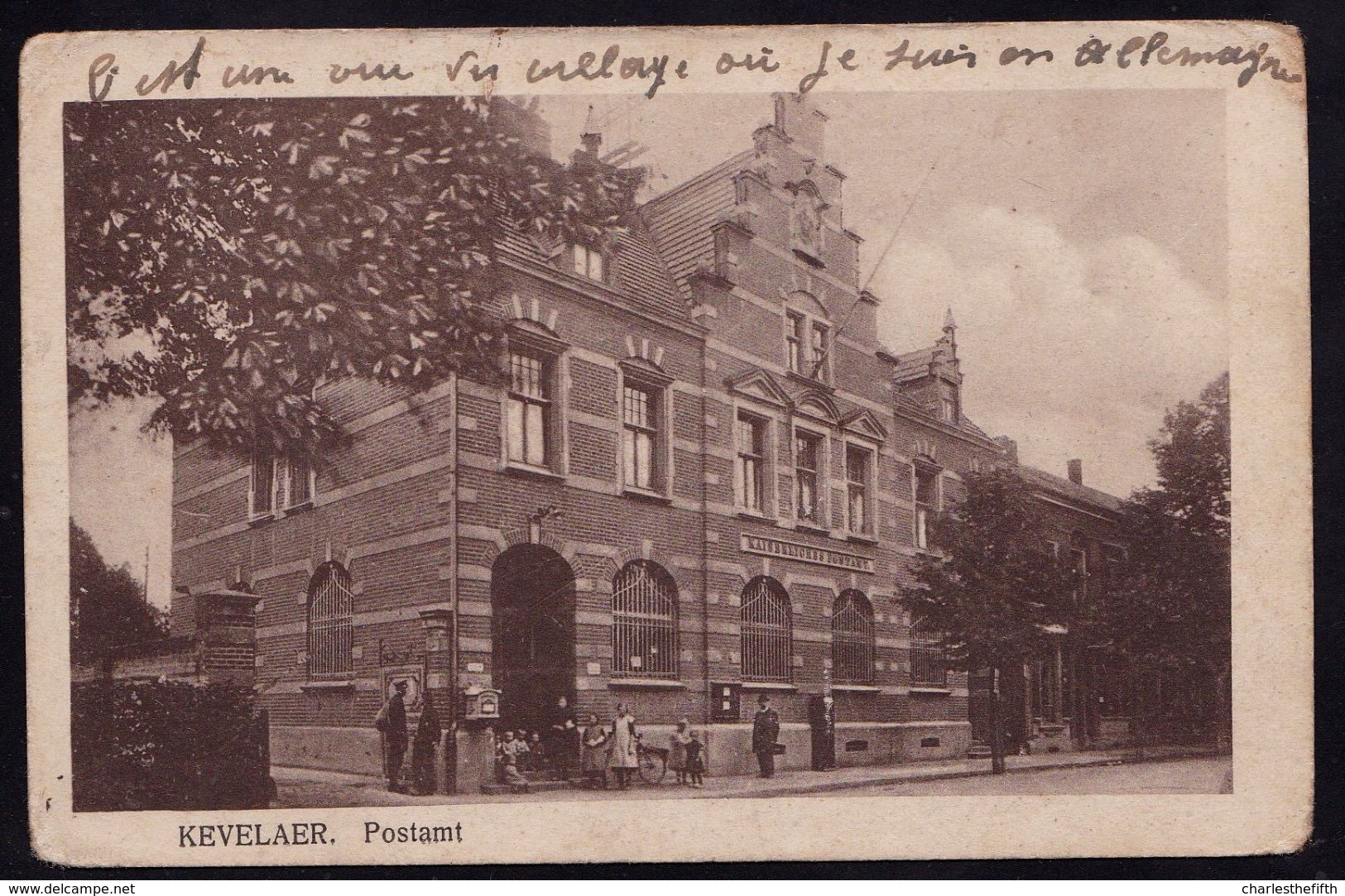 KAART UIT KEVELAER Soldaat 24e REGIMENT DE LIGNE 10e CIE - ARMEE BELGE D'OCCUPATION - 2 Scans - Guerre 1914-18