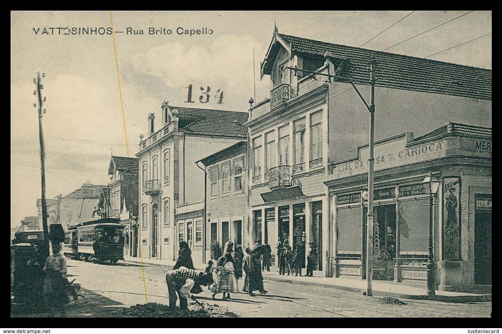 MATOSINHOS - Rua Brito Capelo. Carte Postale - Porto