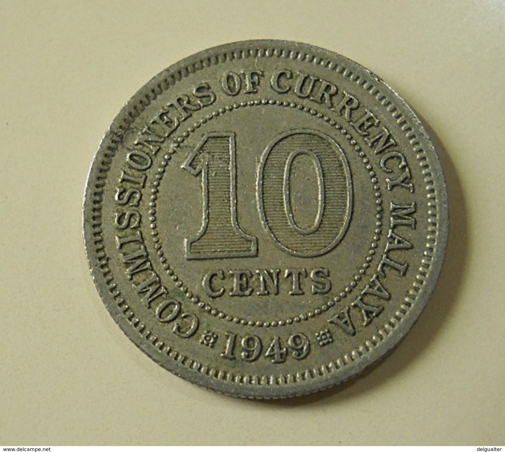 Malaya 10 Cents 1949 - Malaysie