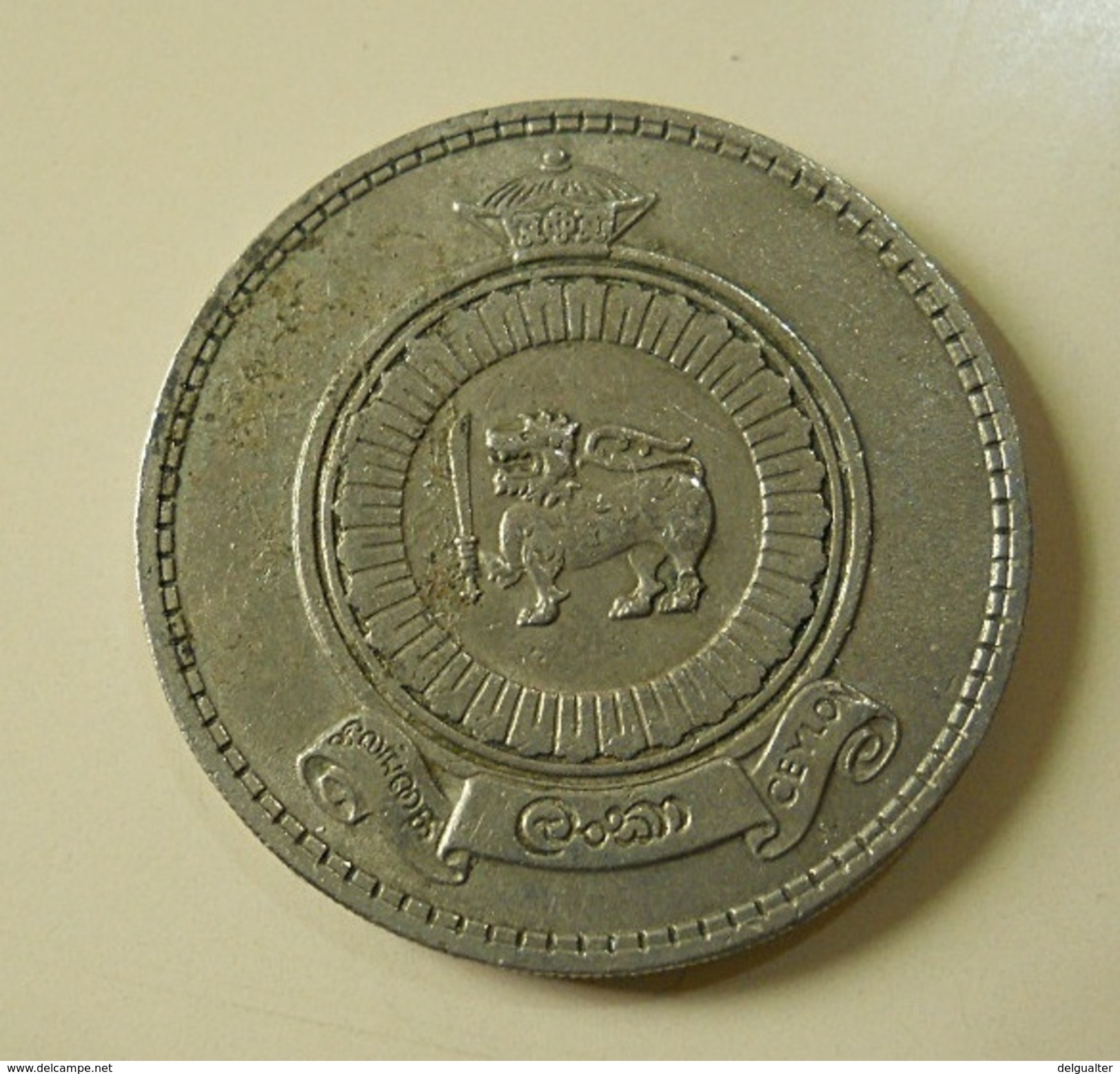 Ceylon 1 Rupee 1963 - Sri Lanka