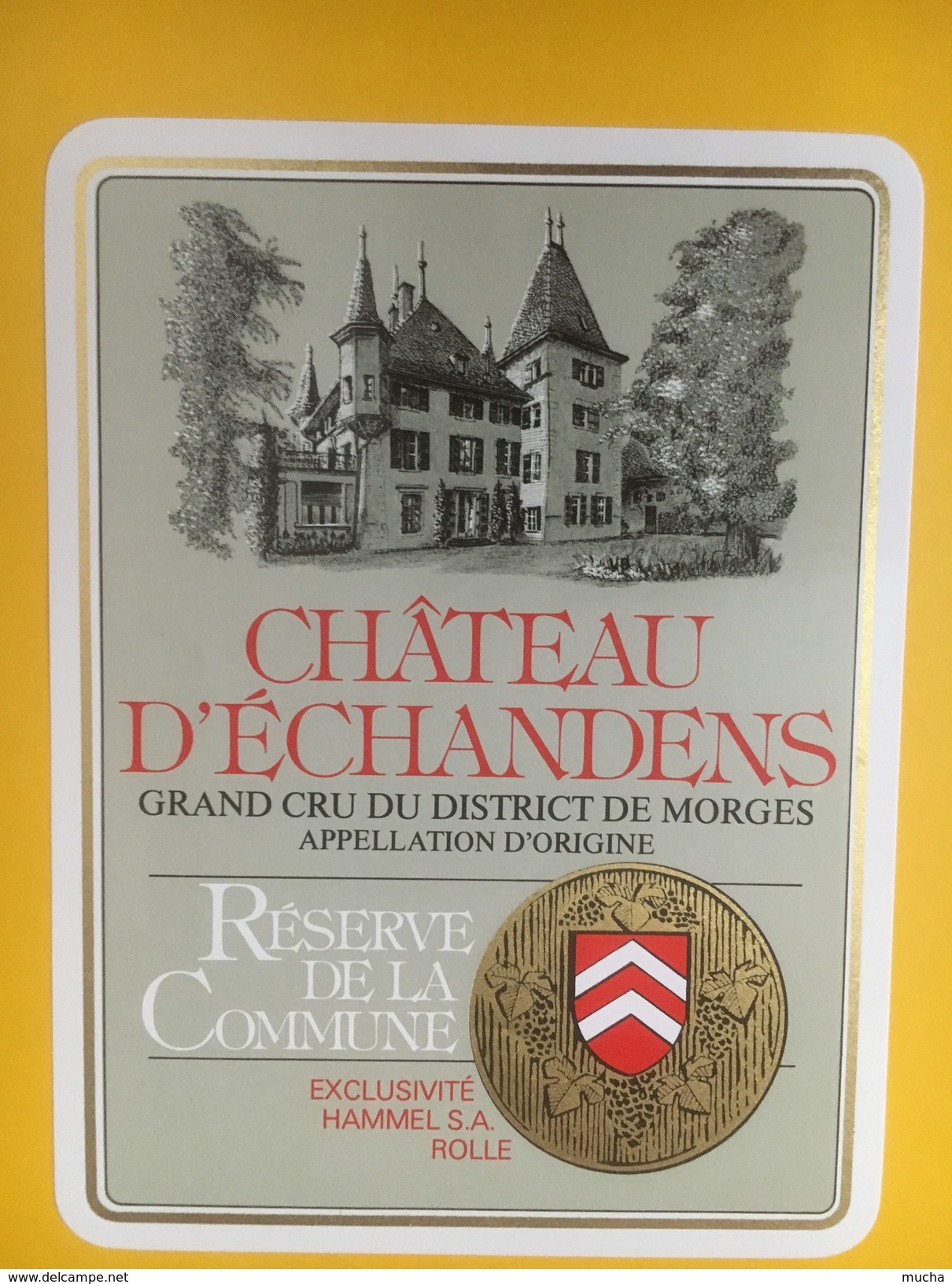 5122 - Château D'Echandens Réserve De  La Commune Vaud Suisse - Autres & Non Classés