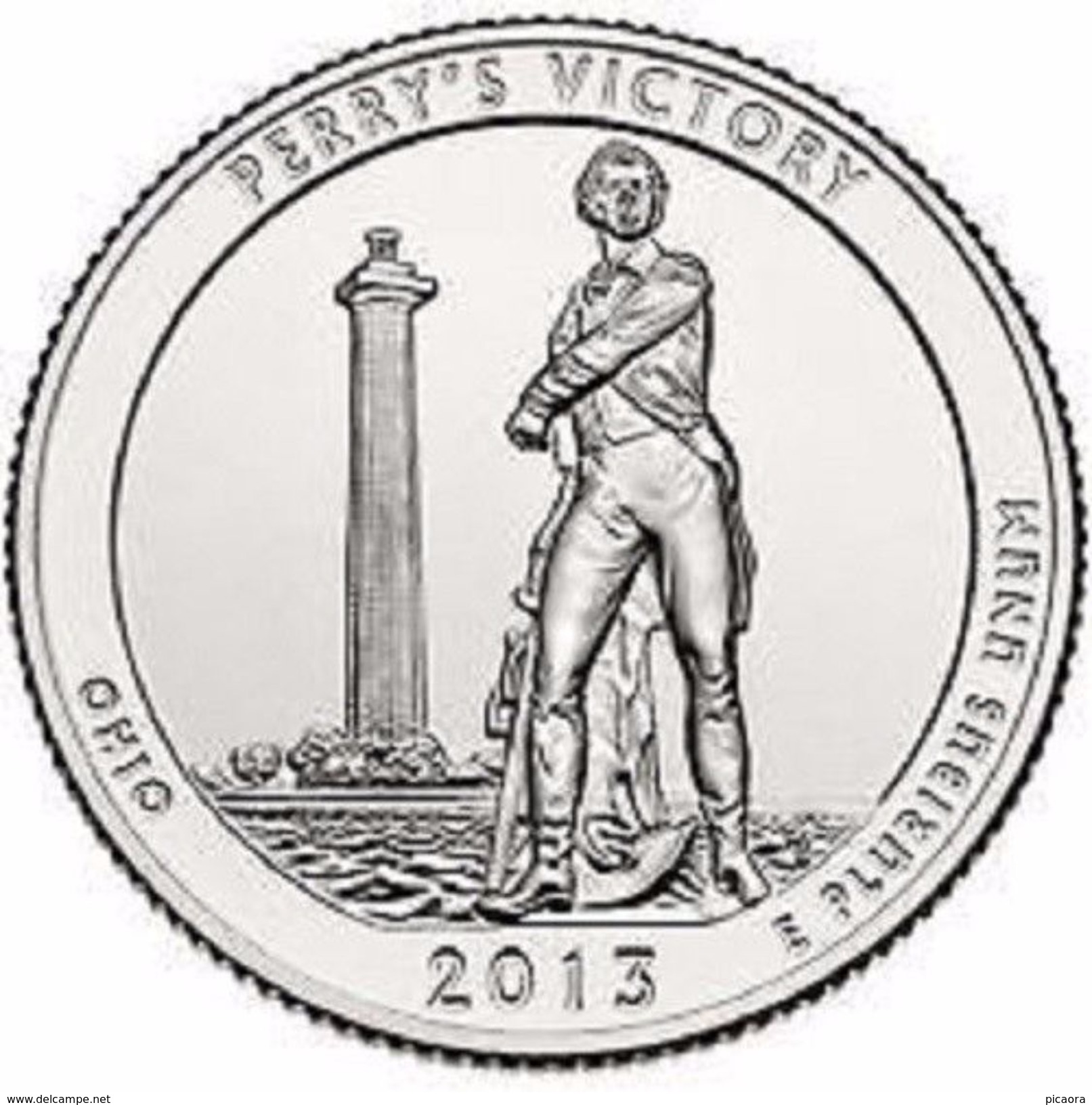 USA EEUU 25 CENTS. QUARTER DOLLAR PERRYS VICTORY (OHIO) 2013  D O P  A ELEGIR  UNC - PAS CIRCULÉE  - SC - 2010-...: National Parks