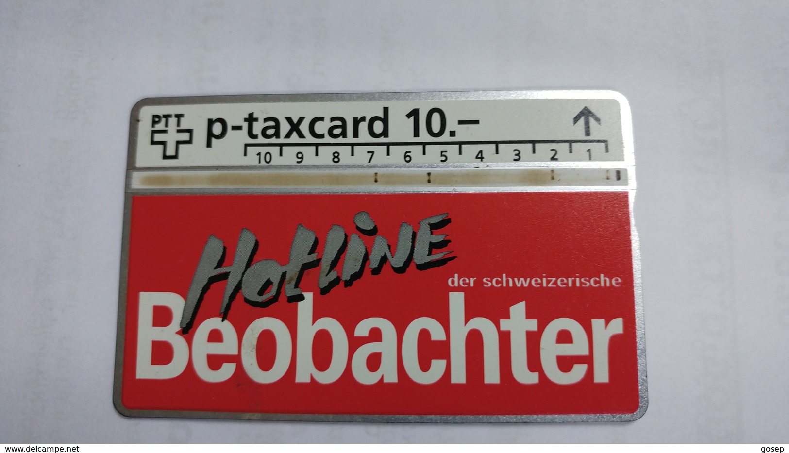 Switzerland-(kp-94/363c)-zeitschrift Beobachter-rechtsberatung Fur Jedermann-(506l)-1.000-used Card+1card Prepiad Free - Schweiz