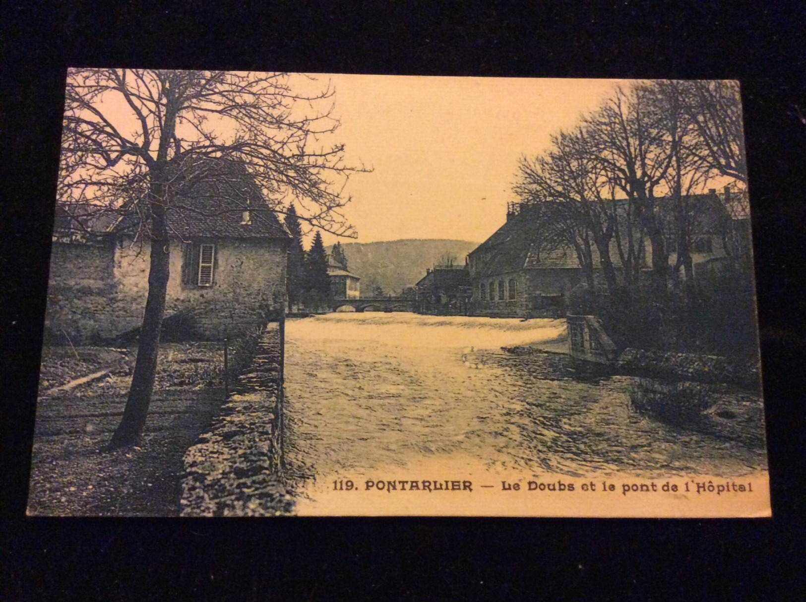 Pontarlier Le Doubs Et Le Pont De L Hôpital - Pontarlier