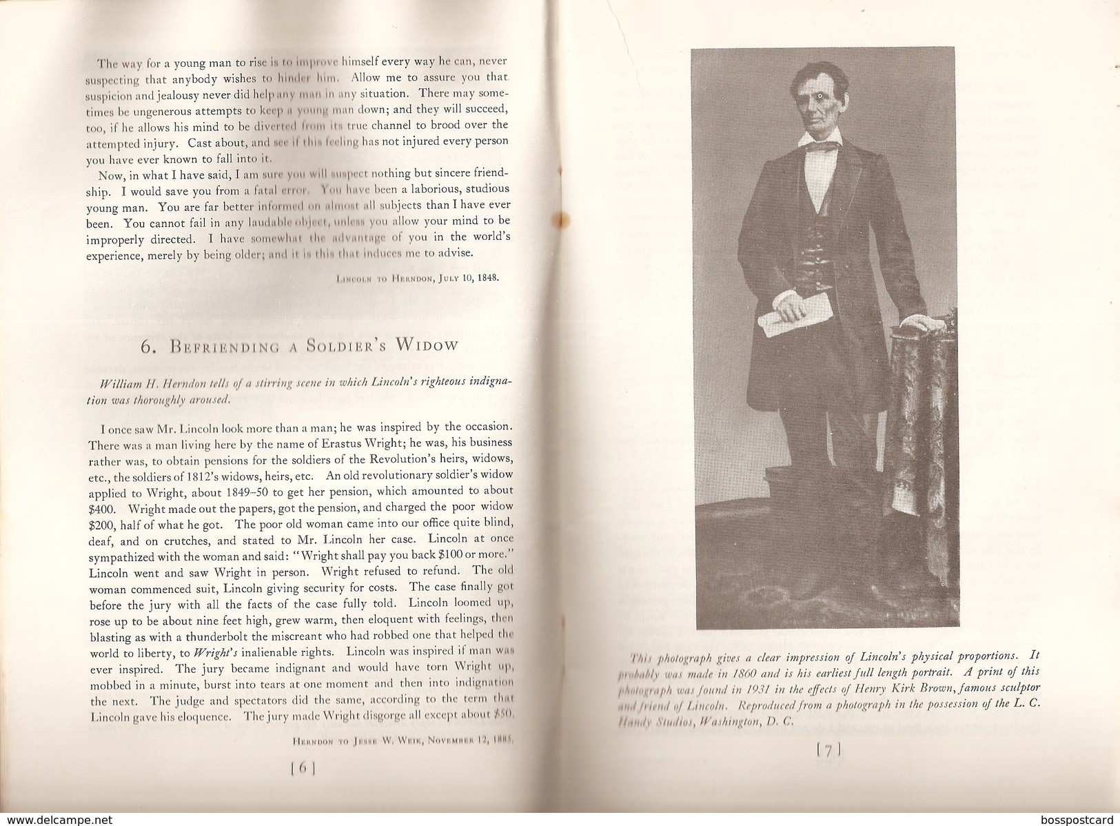 United States Of America - Abraham Lincoln From His Own Words And Contemporary Accounts - USA - Other & Unclassified