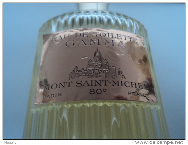 MONT SAINT MICHEL" GAMMA " EDT 90° FLACON VIDE  LIRE ET VOIR!! - Miniatures Femmes (sans Boite)