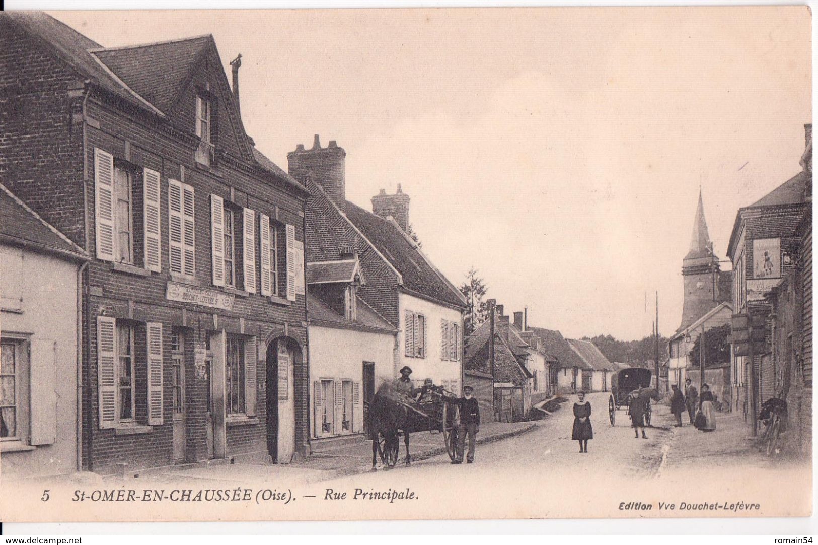 SAINT OMER EN CHAUSSEE-RUE PRINCIPALE - Autres & Non Classés