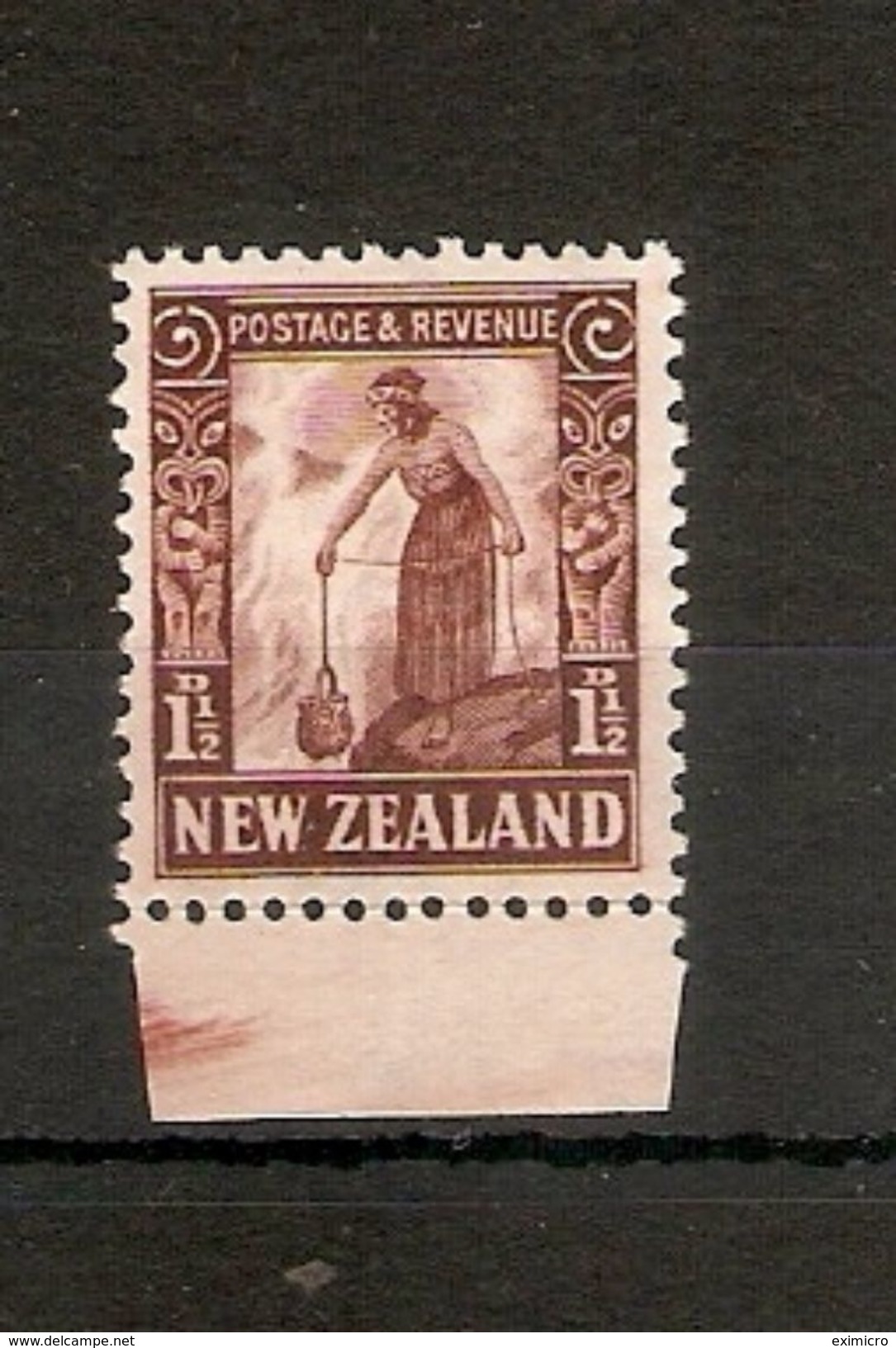 NEW ZEALAND 1936  1½d SG 579 MOUNTED MINT MARGINAL Cat £20 - Ungebraucht