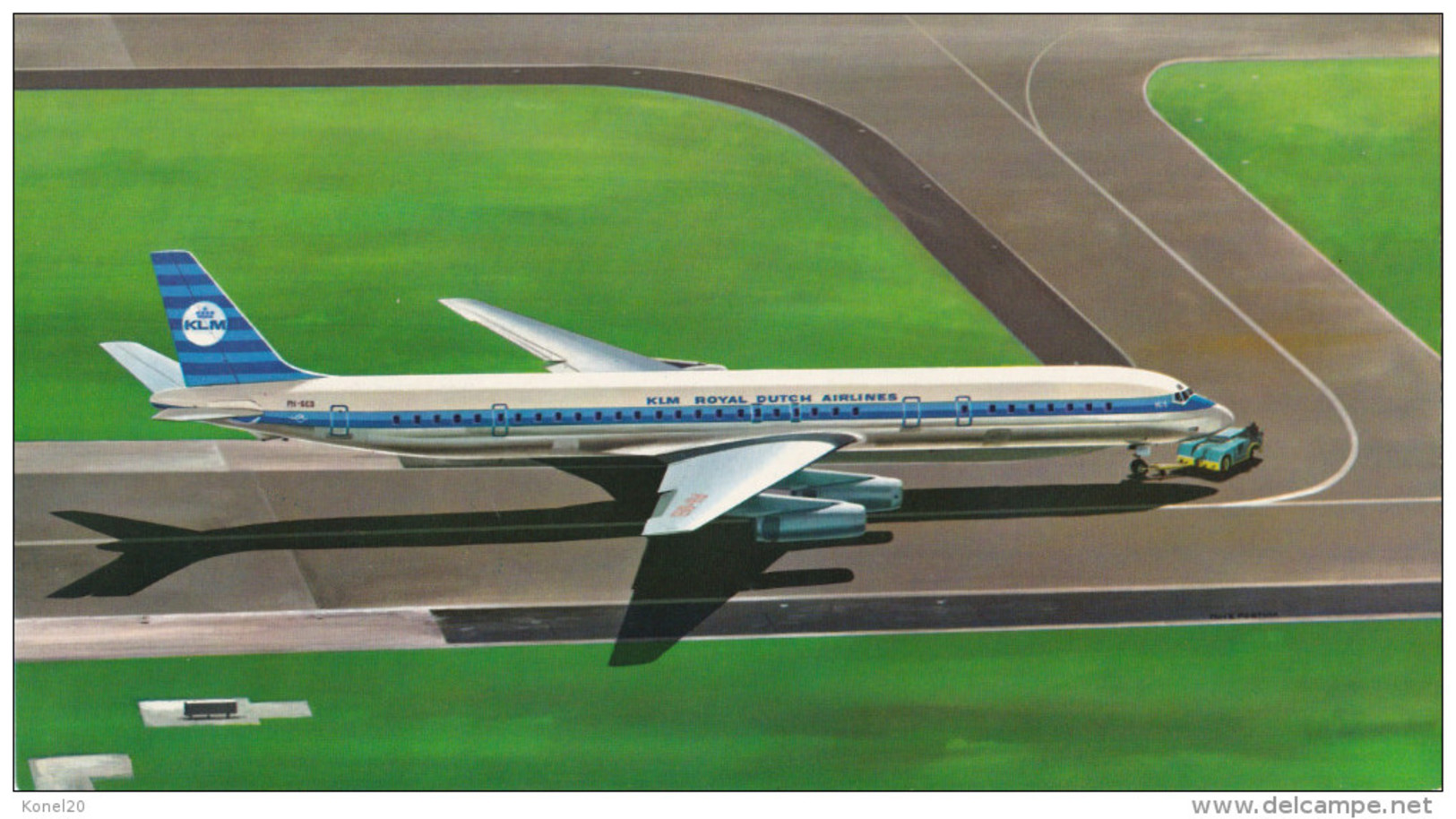 KLM K.L.M Royal Dutch Airlines Douglas Dc-8 Aircraft - 1946-....: Ere Moderne