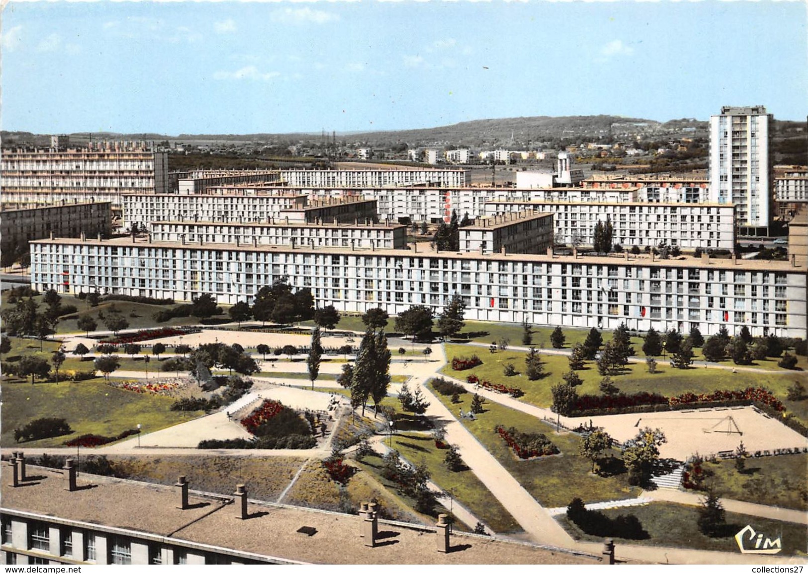 95-SARCELLE- LOCHERES- VUE PANORAMIQUE VERS LE VIEUX SARCELLES - Sarcelles