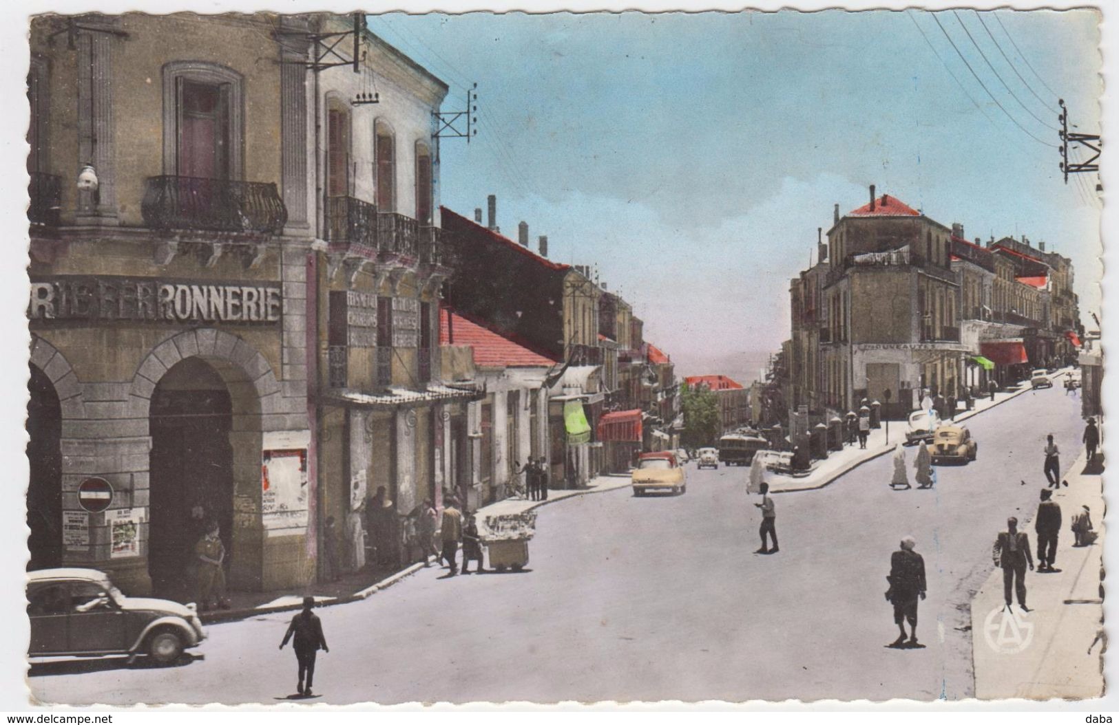 Tiaret. Rue Bugeaud Et Rue Cambon - Tiaret