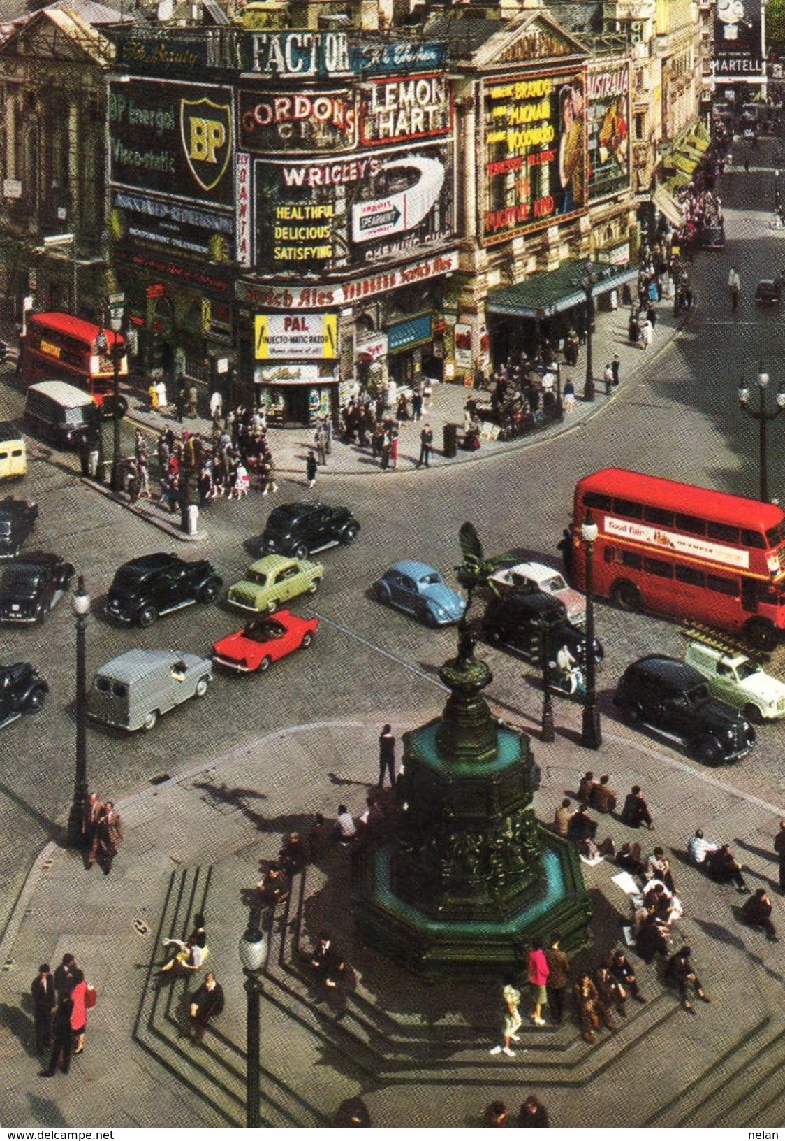 CARTOLINA-LONDON-PICCADILLY CIRCUS-1966 - Piccadilly Circus