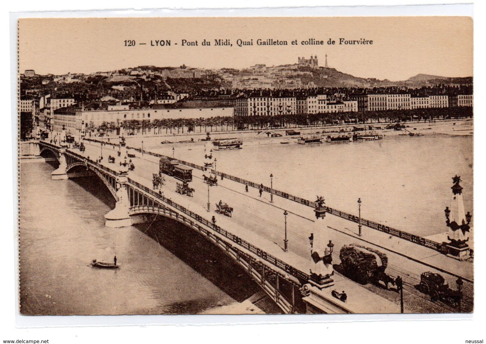 Tarjeta Postal De Lyon , Pont Du Midi. - Otros & Sin Clasificación
