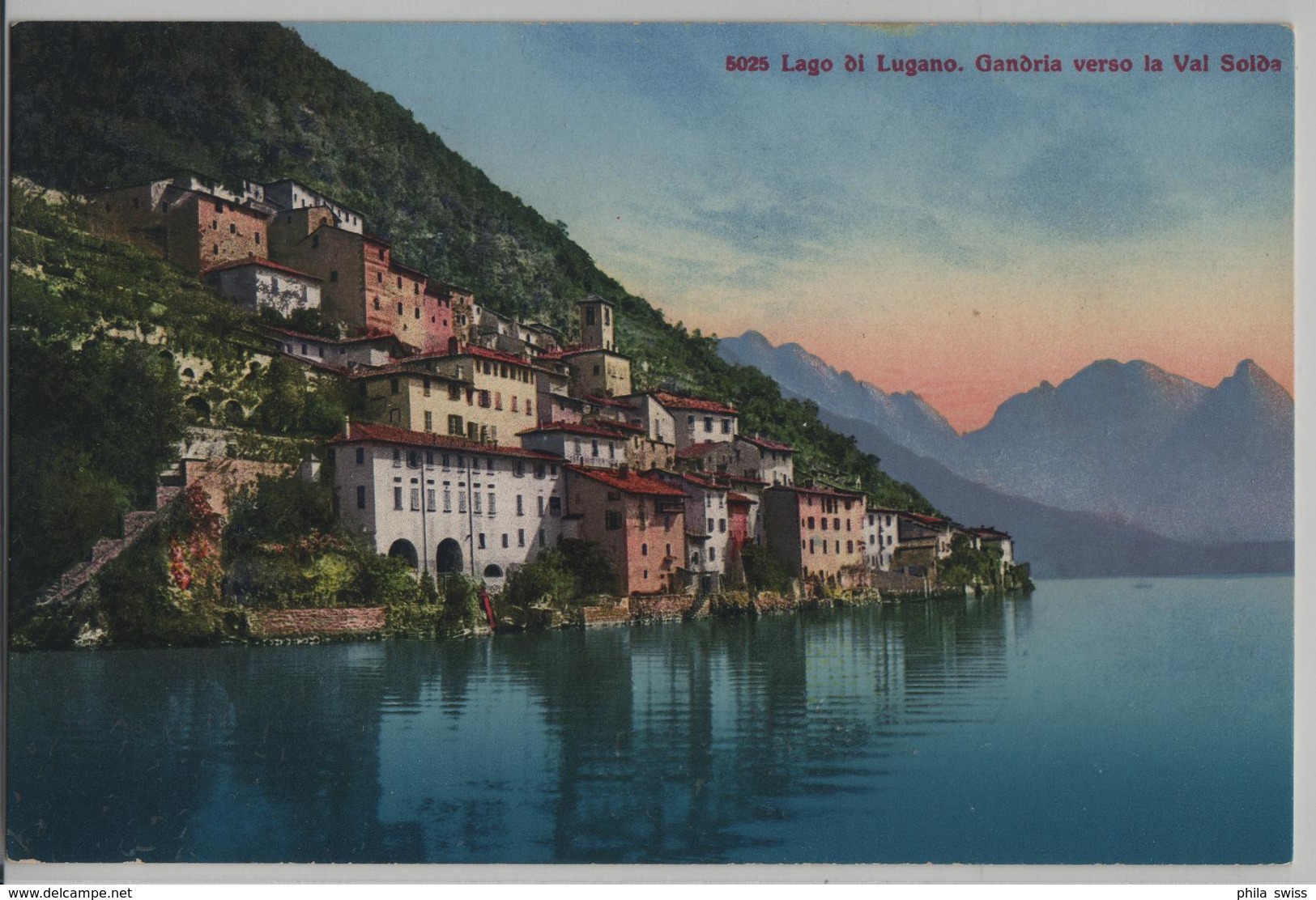 Lago Di Lugano - Gandria Verso La Val Solda - Photo: Paul Bender - Gandria 