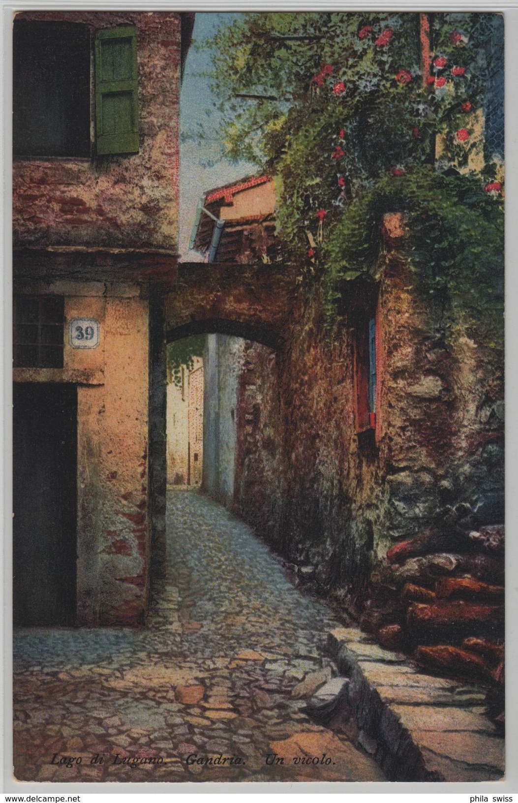 Lago Di Lugano - Gandria - Un Vicolo - Photo: E. Goetz - Gandria 