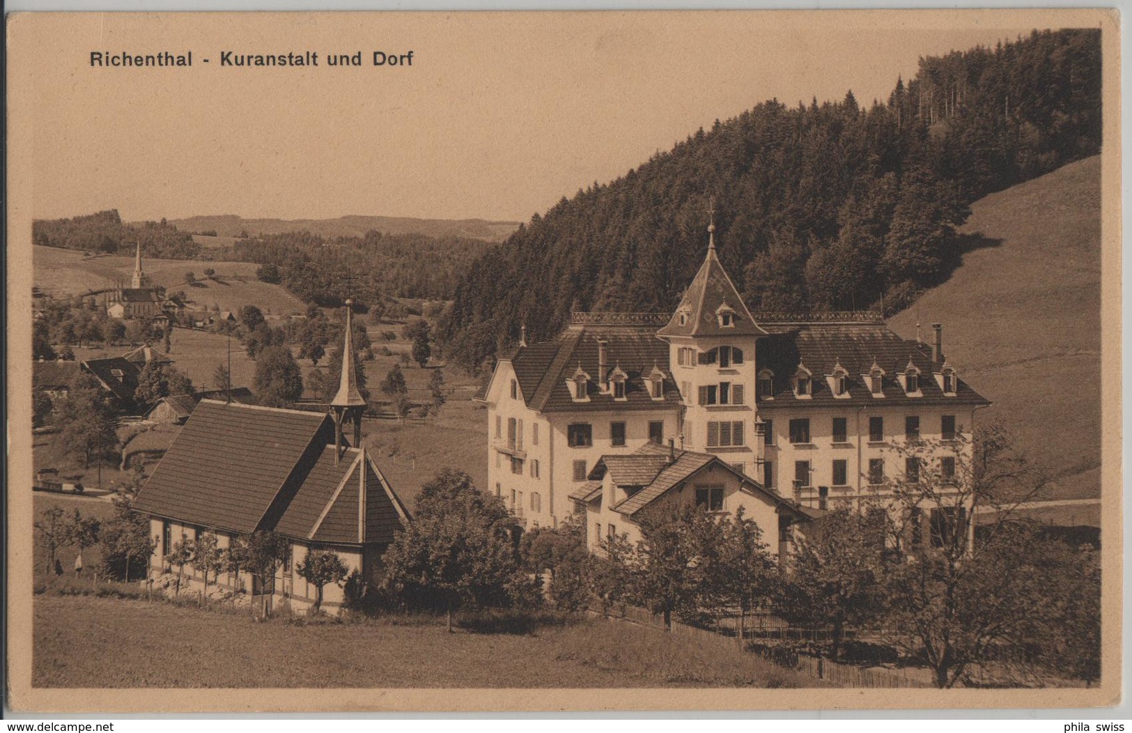 Richenthal - Kuranstalt Und Dorf - Richenthal