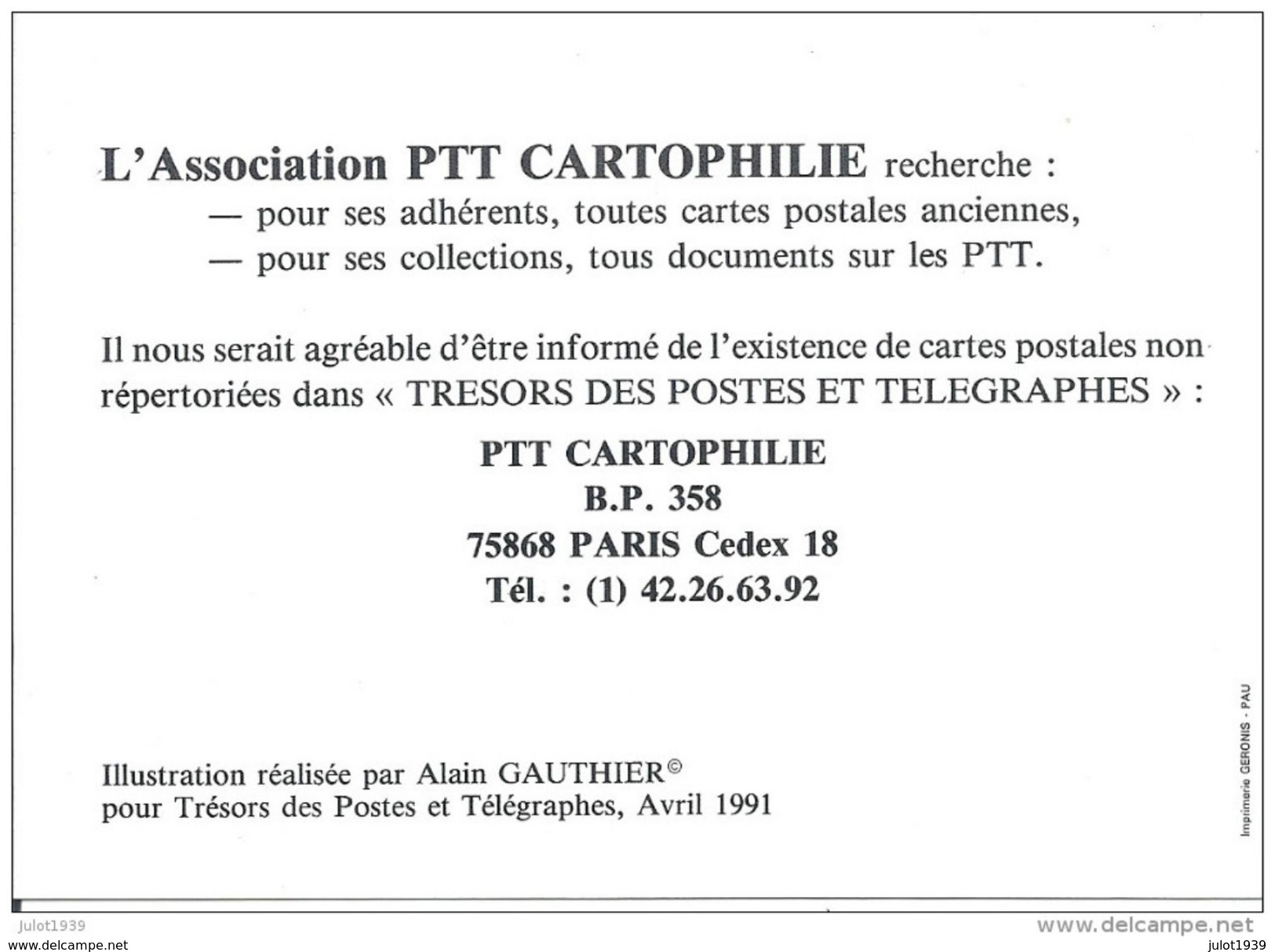 TRESORS DES POSTES ET TELEGRAPHES . 320 Pages Par Pierre JALABERT Et Rémy PLAGNES . + De 400 Reproductions - Otros & Sin Clasificación