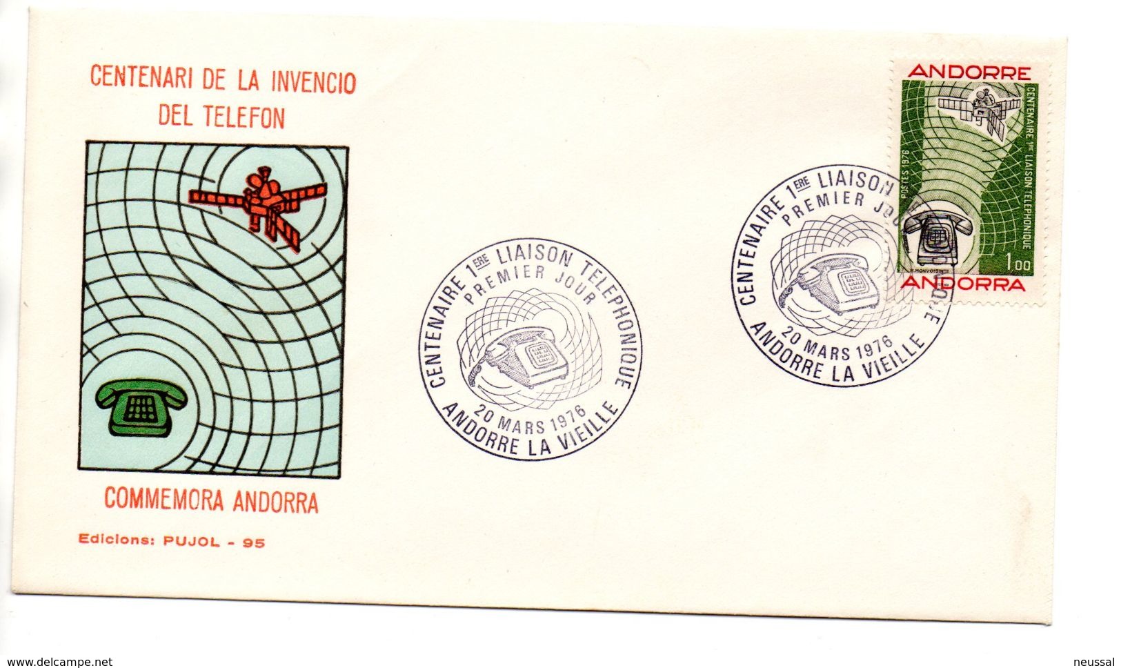 Sobre De Primer Dia De Andorre De 1976. - Astrología