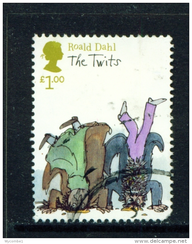 GREAT BRITAIN  -  2012  Roald Dahl  &pound;1  Used As Scan - Used Stamps