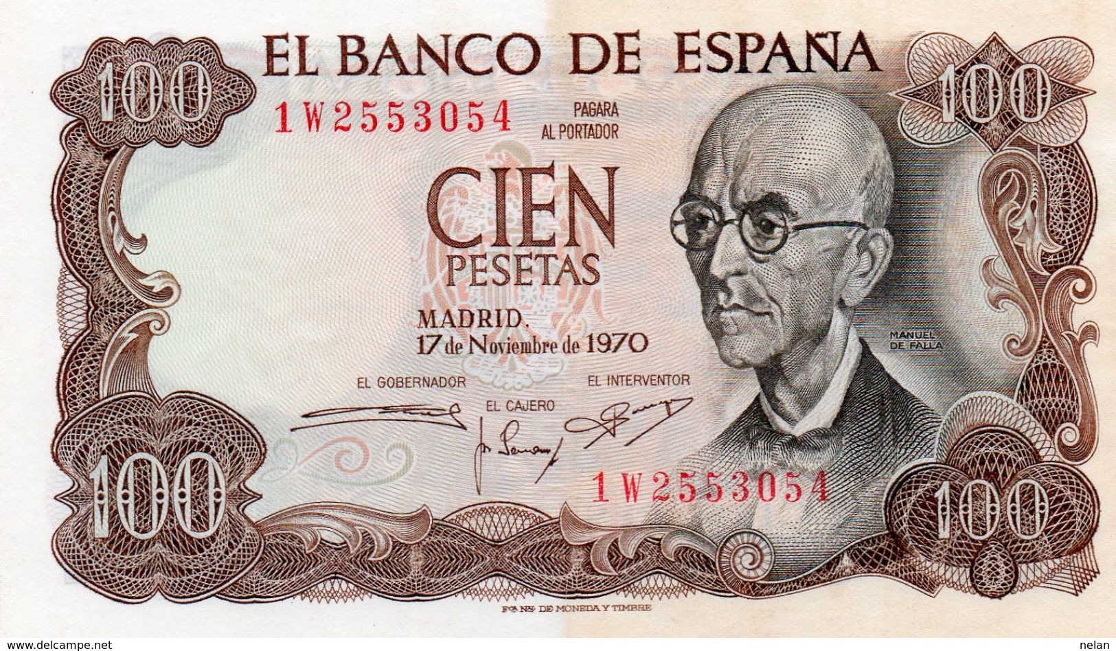 BANCONOTE SPAGNA 100 PESETAS-P-152 - 100 Pesetas