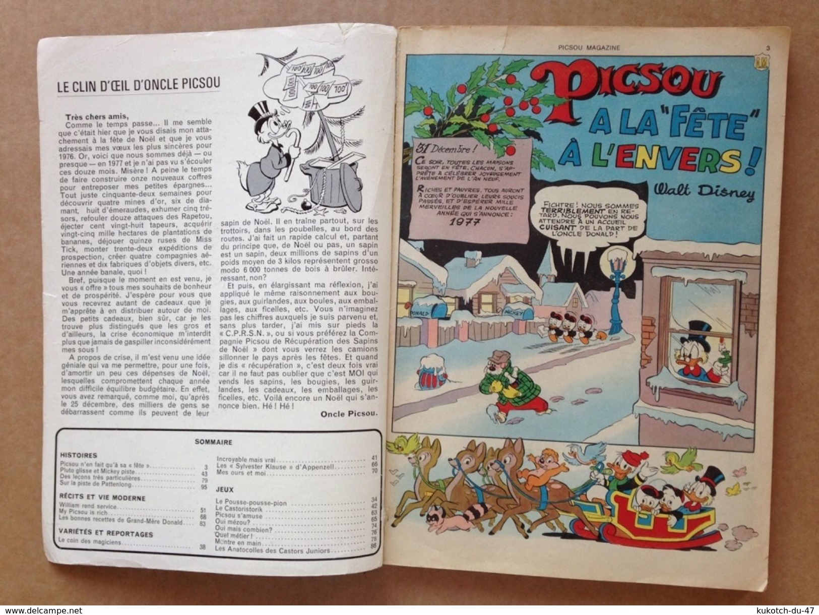 Disney - Picsou Magazine - Année 1977 - N°59 - Picsou Magazine