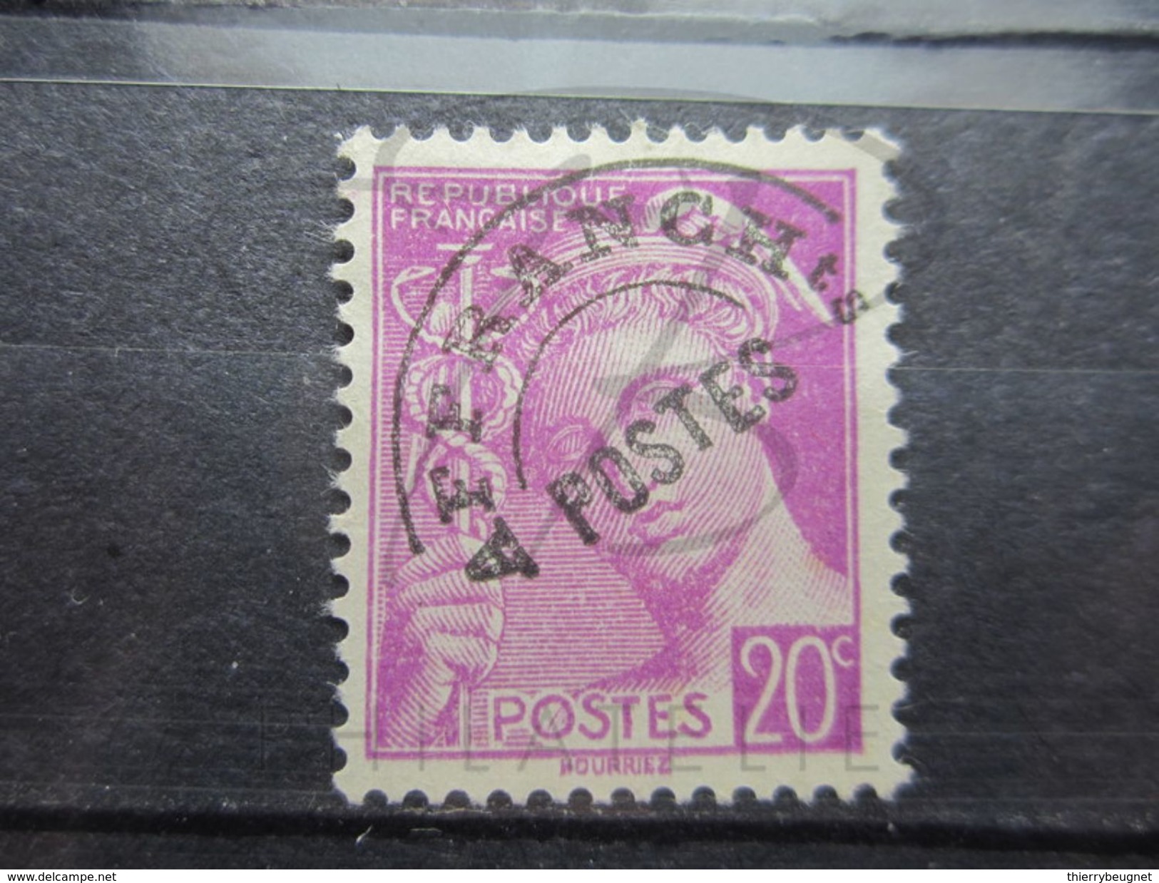 VEND BEAU TIMBRE FREOBLITERE DE FRANCE N° 78b , " T " SURELEVE , SANS GOMME !!! - 1893-1947