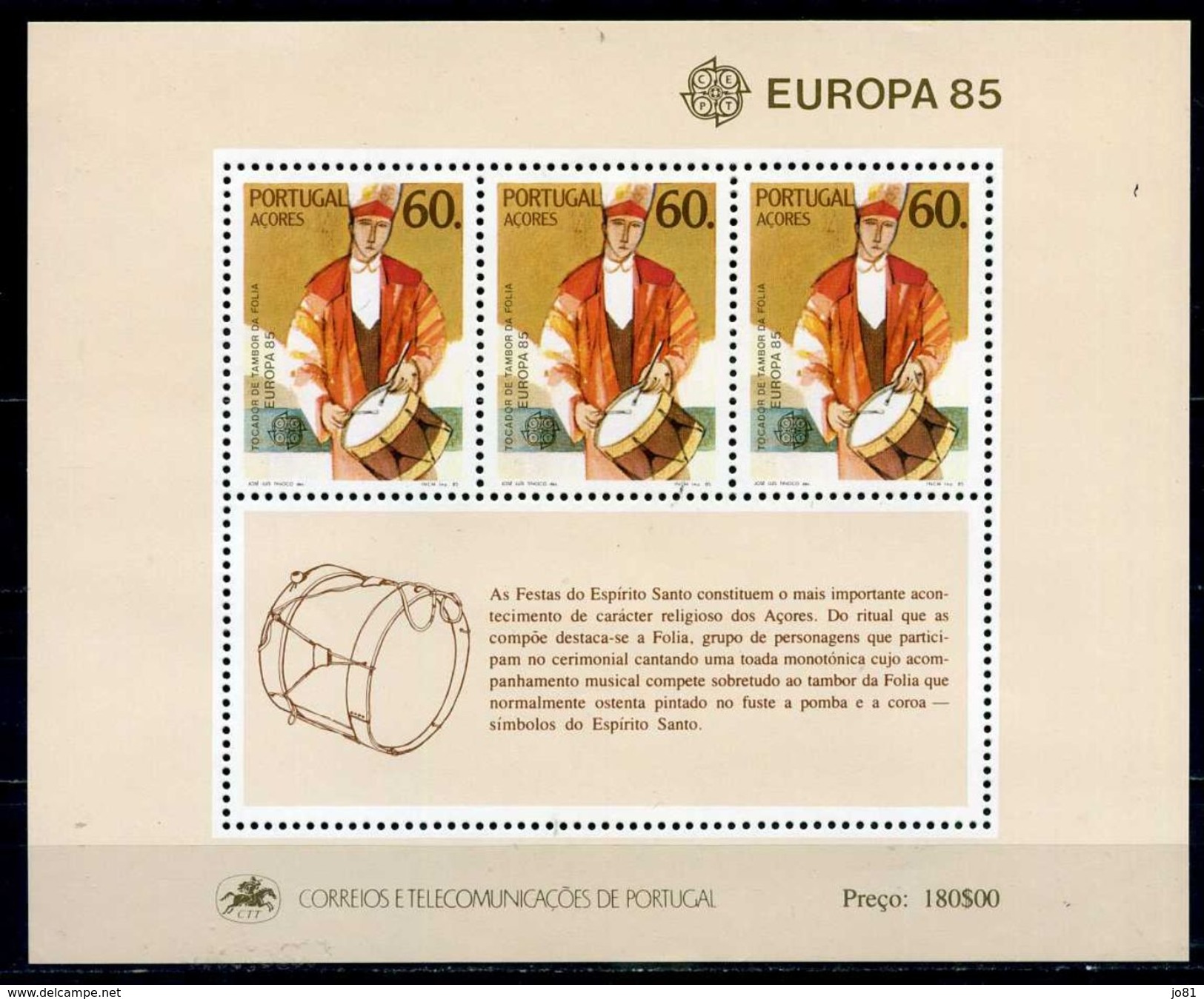 Açores YT Bloc 6 XX / MNH Europa - Açores