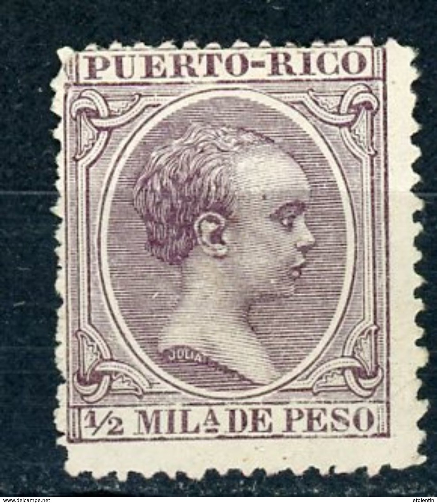 ESPAGNE - PUERTO RICO N° Yvert 71 (*) - Puerto Rico