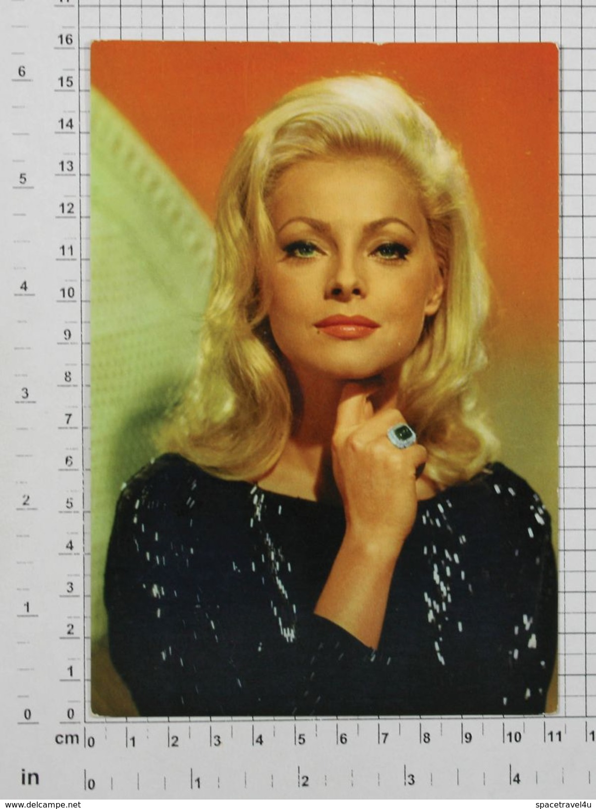 VIRNA LISI - Vintage PHOTO POSTCARD (371-B) - Attori