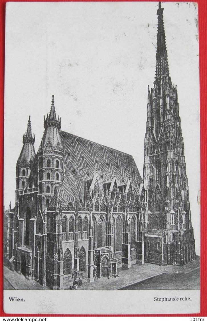 Austria - Wien, Stephanskirche 1908 - Kirchen
