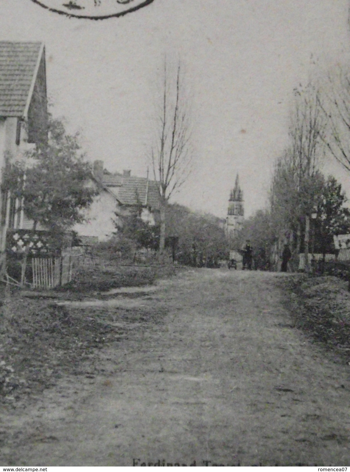 LABRIT (Landes) - ROUTE De La GARE - Animée - Voyagée Le 31 Mai 1920 - Labrit