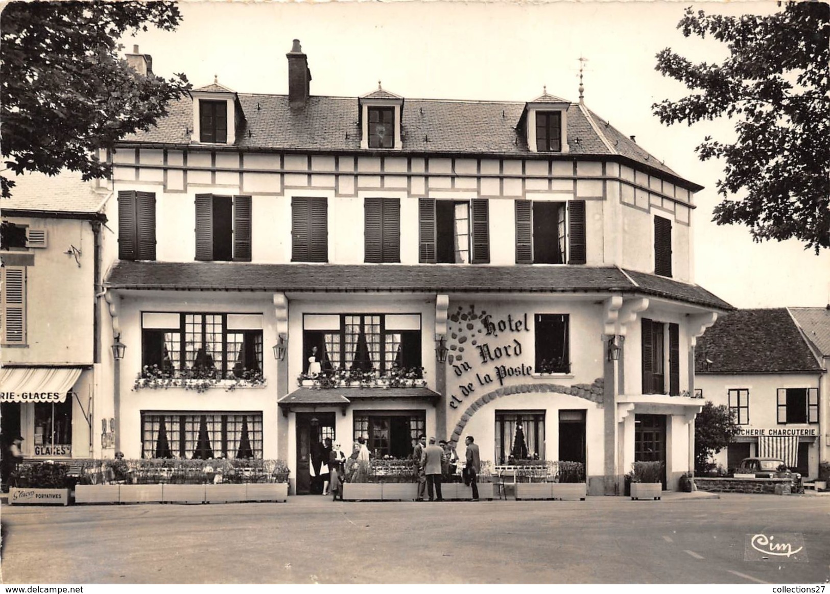 89-QUARRE-LES-TOMBES- L'HÔTEL DU NORD ET DE LA POSTE - Quarre Les Tombes