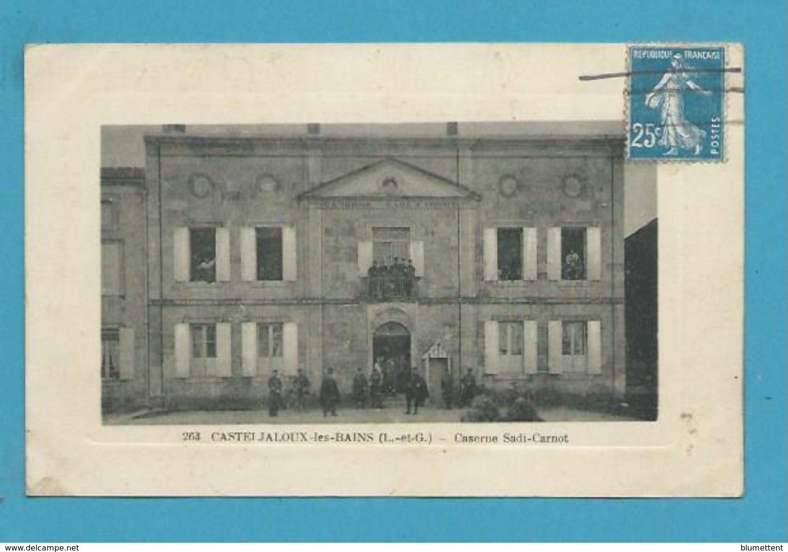 CPA 263 - Caserne Sadi-Carnot CASTELJALOUX-LES-BAINS 47 - Casteljaloux