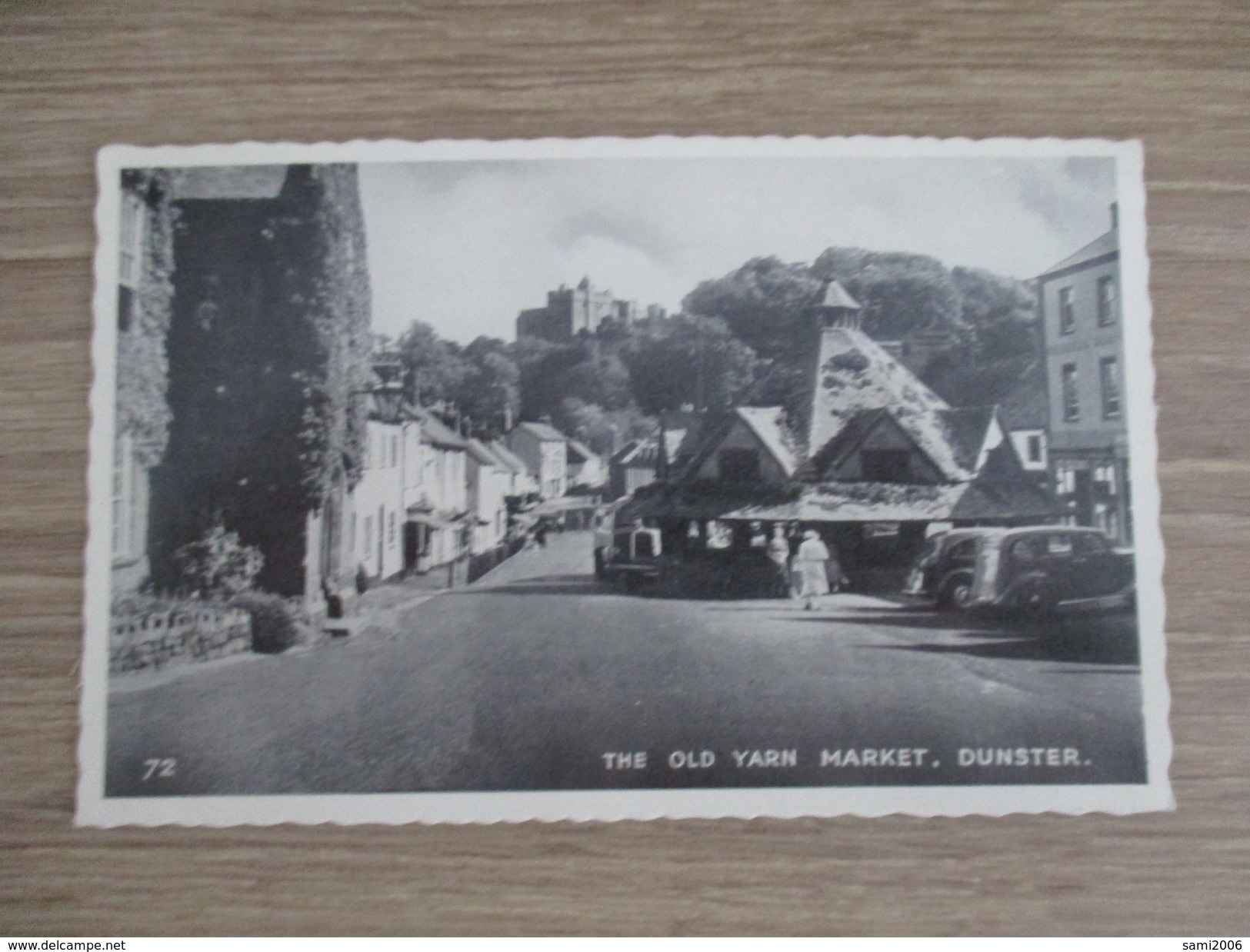 CPA PHOTO ROYAUME UNI ANGLETERRE THE OLD YARN MARKET .DUNSTER - Minehead