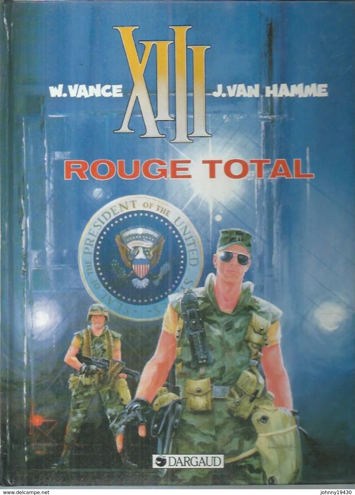 XIII - ROUGE TOTAL   ( VANCE / VAN HAMME )  DARGAUD - XIII